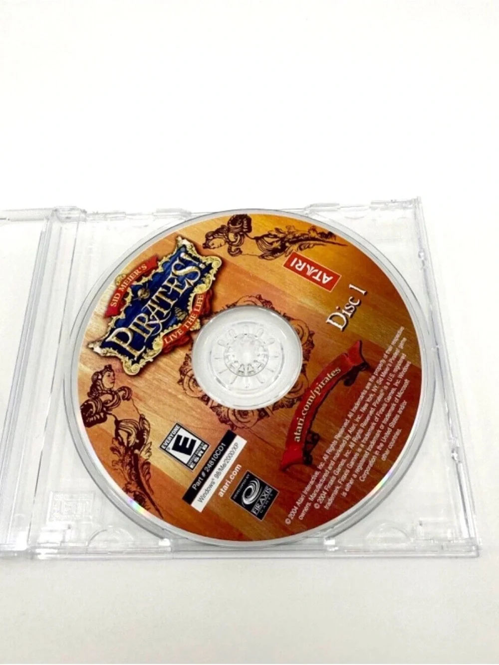 Sid Meier’s Pirates! Live the Life (2004 PC) with 2 Discs, Manual, & Map